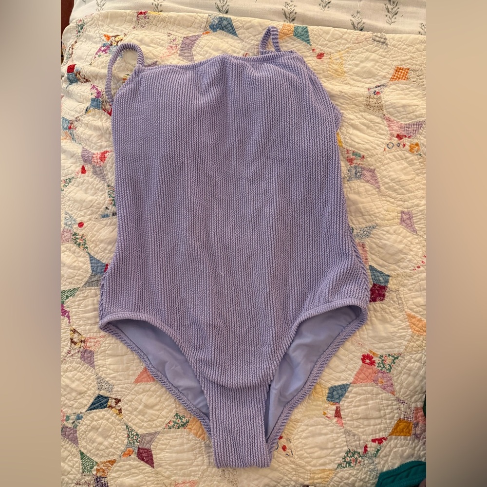 Bundle of Kona Sol Lavender One-Piece Swimsuit + Green one piece